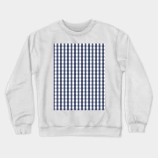 Southern Navy Gingham Crewneck Sweatshirt